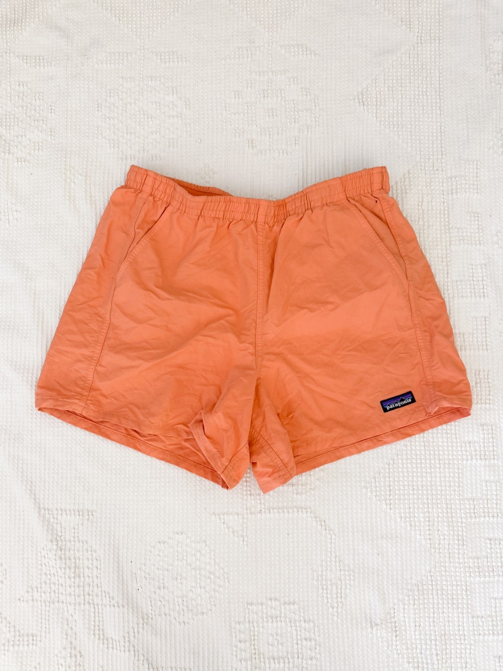 Patagonia Women's Peach Orange 5” Baggies Shorts 57059